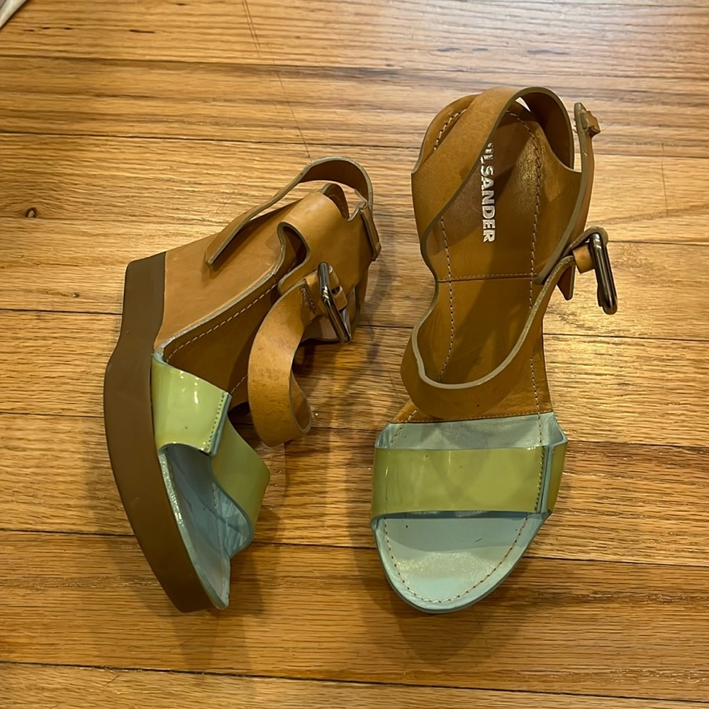 Jil Sander wedge sandals